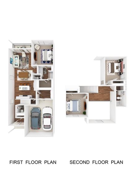 2D floor plan layout of this home in Presswoods, Splendora, TX (Image 3).