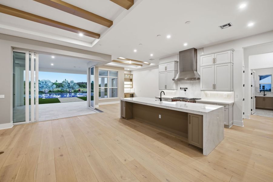 Furnished interior view inside a new home in Bridgewater, Jupiter (Image 15).