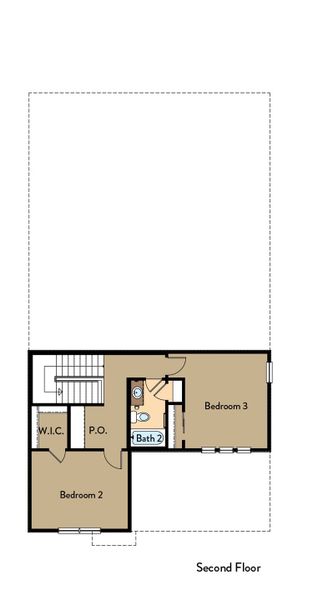 2D floor plan layout of this home in Paseos Del Este, Horizon City, TX (Image 3). 2D floor plan layout of this home in Paseos Del Este, Horizon City, TX (Image 3).