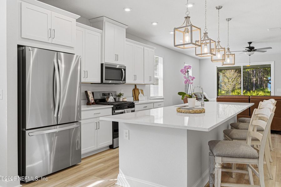 Furnished interior view inside a new home in RiverTown, St. Johns (Image 10).