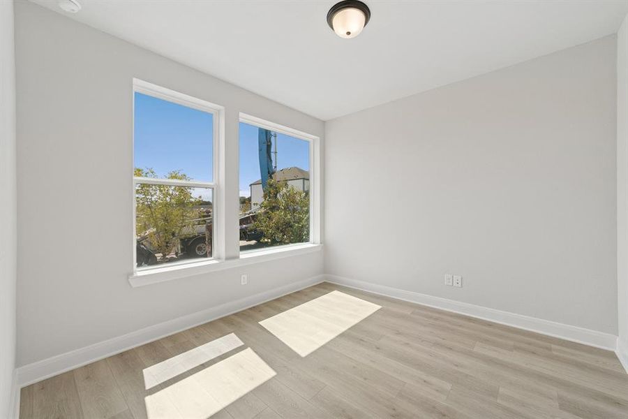 Spacious, unfurnished interior of a new home in Painted Tree Woodland West – Cottages, McKinney (Image 14). Spacious, unfurnished interior of a new home in Painted Tree Woodland West – Cottages, McKinney (Image 14).
