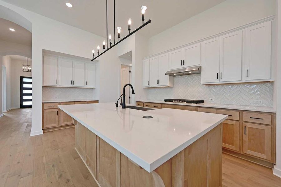 Furnished interior view inside a new home in Meridiana, Manvel (Image 7).