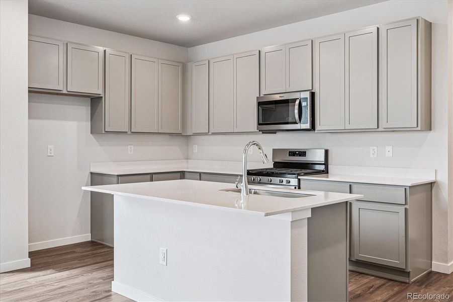 Furnished interior view inside a new home in Paired Homes at Alder Creek, Parker (Image 10).