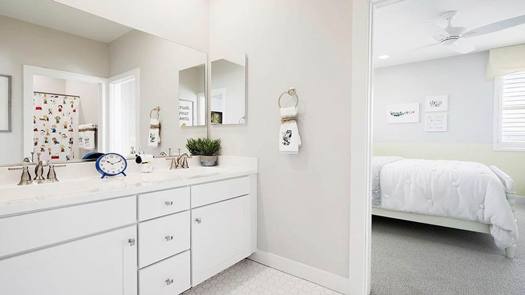 Representative furnished interior of a home built from the 45RM6 by Taylor Morrison in Almeria at Rancho Mercado, Surprise (Image 12).