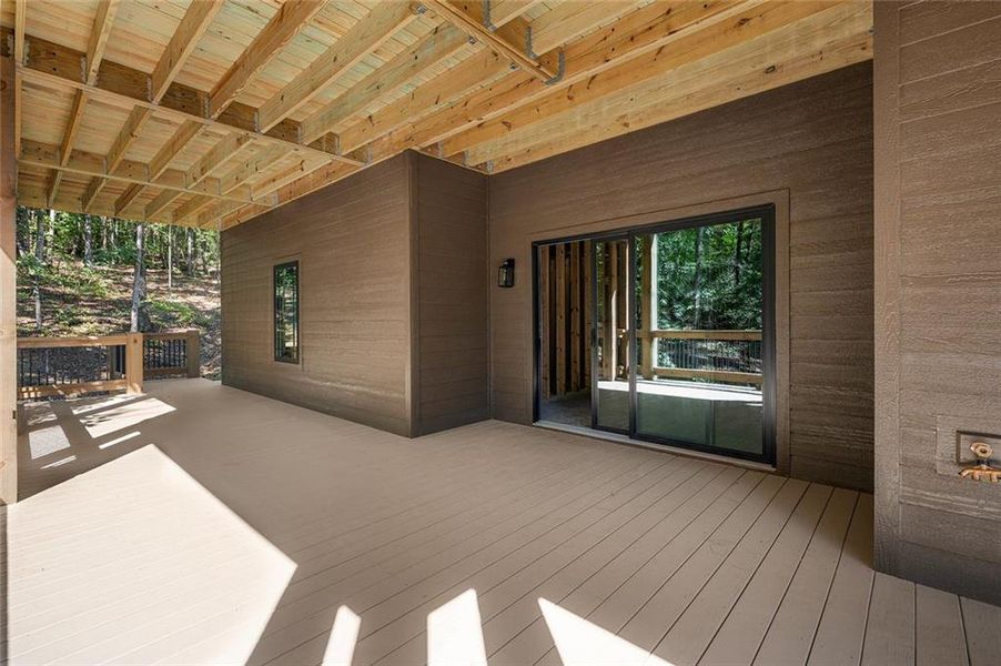 In-progress construction of a new home in , Talking Rock, GA (Image 50).