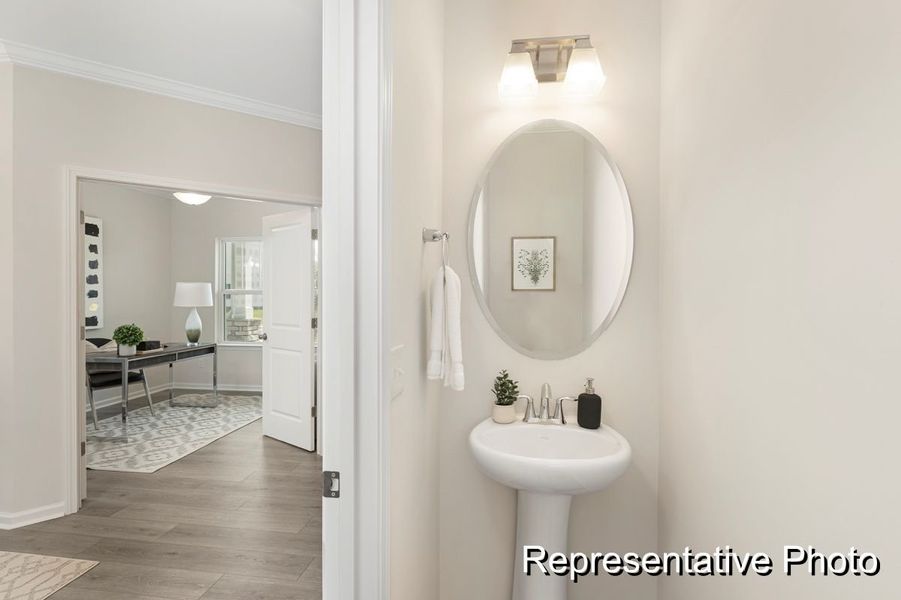 Furnished interior view inside a new home in Homecoming, Ravenel (Image 8).