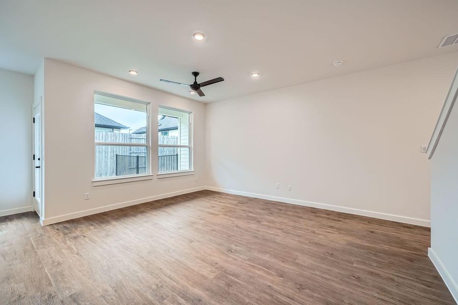 Spacious, unfurnished interior of a new home in Townhomes at Gattis, Round Rock (Image 29).