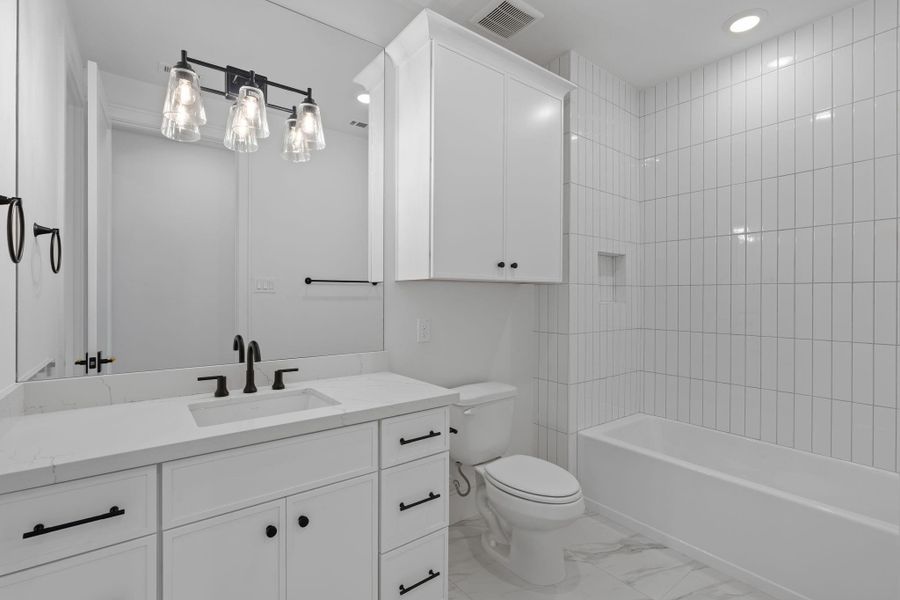 Furnished interior view inside a new home in , Houston (Image 14).