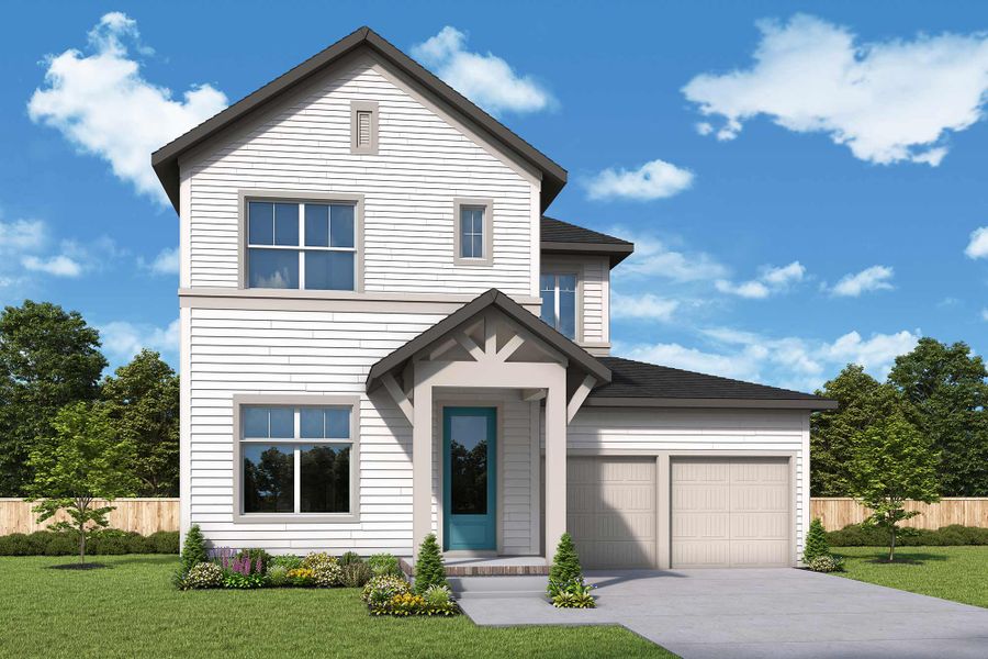 Representative exterior photo of a completed home built from the The Wheatley by David Weekley Homes in Hidden Ponds Reserve, Awendaw, SC (Image 14). Representative exterior photo of a completed home built from the The Wheatley by David Weekley Homes in Hidden Ponds Reserve, Awendaw, SC (Image 14).