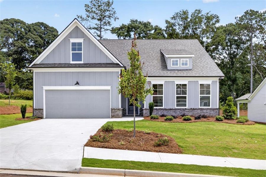 Front exterior of a new home in , Athens, GA, highlighting curb appeal (Image 23).