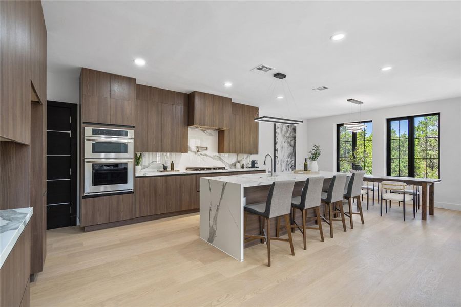 Furnished interior view inside a new home in , Lago Vista (Image 16).