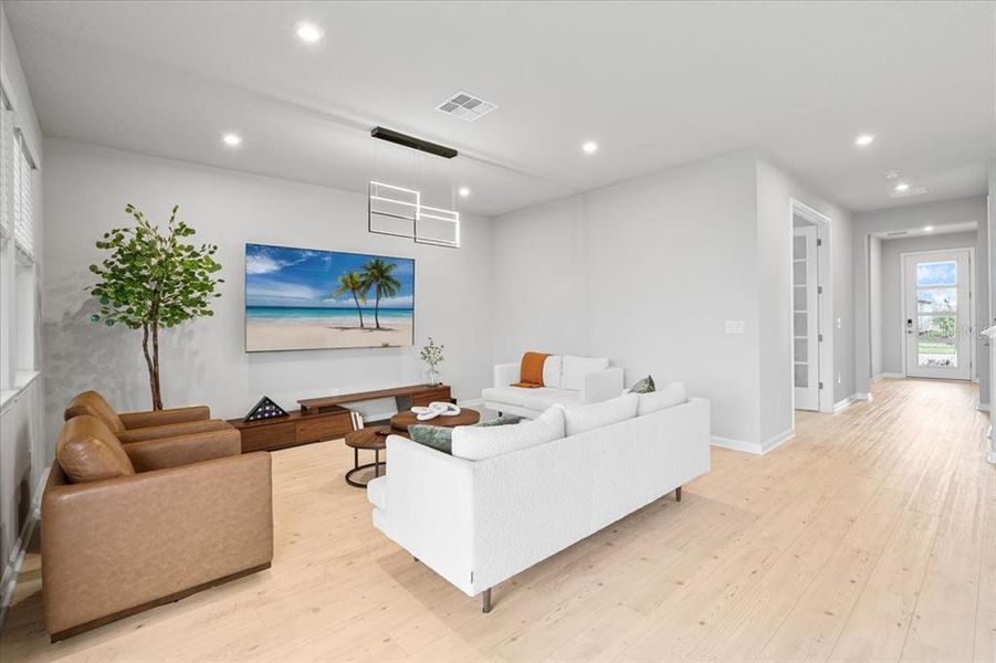 Furnished interior view inside a new home in Sunstone at Wellen Park, Venice (Image 14).