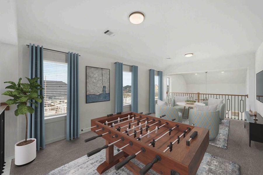 Representative Game Room - some options shown