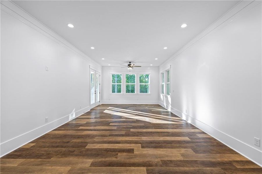 Spacious, unfurnished interior of a new home in , Flowery Branch (Image 109).