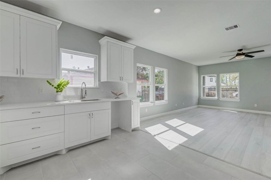 Furnished interior view inside a new home in , Houston (Image 6).