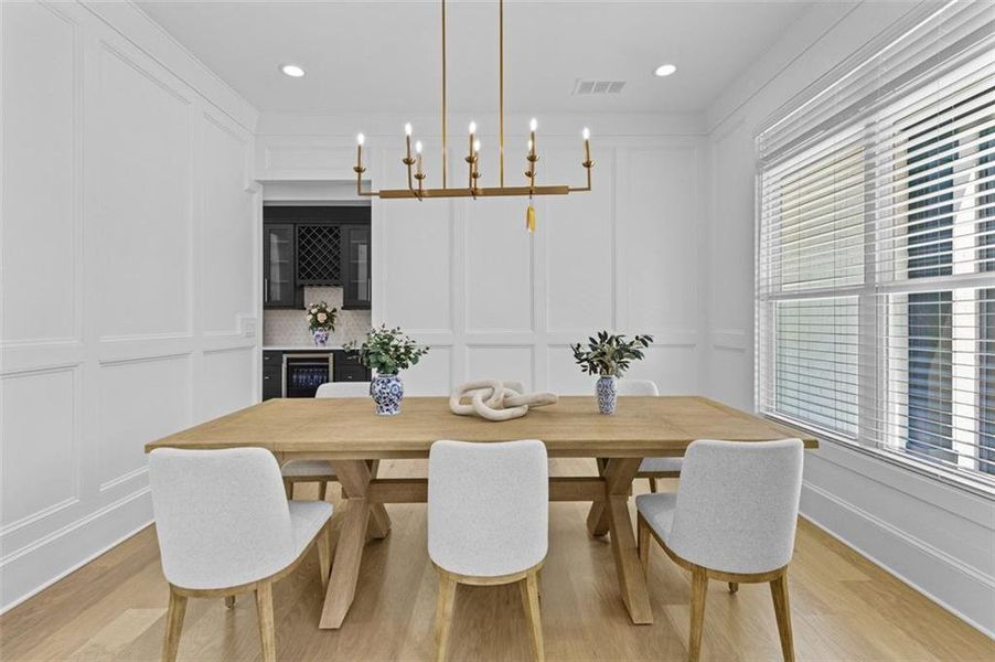 Furnished interior view inside a new home in , Winder (Image 52).