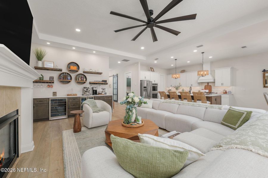 Furnished interior view inside a new home in , St. Augustine (Image 15).