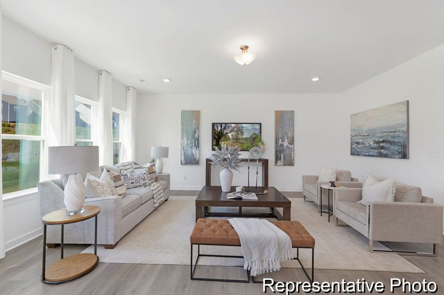 Furnished interior view inside a new home in Huntington Hills, Lincolnton (Image 9). Furnished interior view inside a new home in Huntington Hills, Lincolnton (Image 9).
