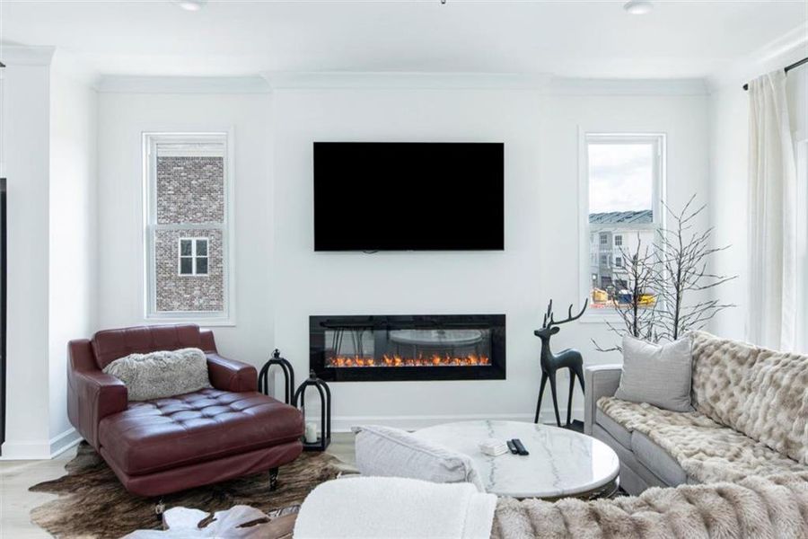 Furnished interior view inside a new home in , Kennesaw (Image 16).