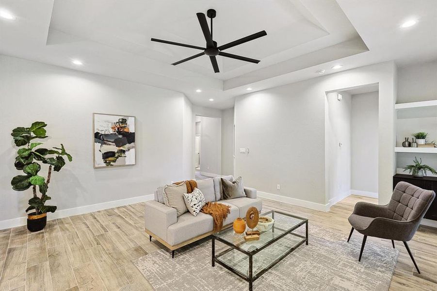 Furnished interior view inside a new home in , Weatherford (Image 12). Furnished interior view inside a new home in , Weatherford (Image 12).