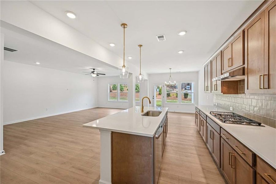 Furnished interior view inside a new home in Arbors at Richland Creek, Buford (Image 4).