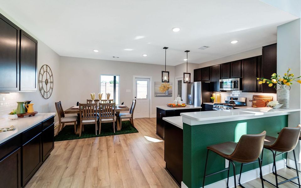 Furnished interior view inside a new home in Grande Estates, Bertram (Image 10).