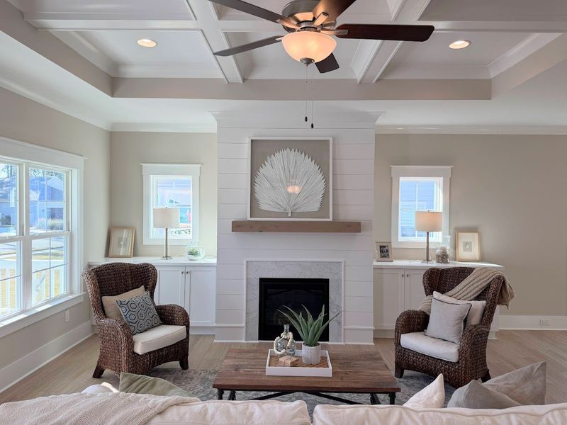 Furnished interior view inside a new home in Osprey Landing, Southport (Image 10).