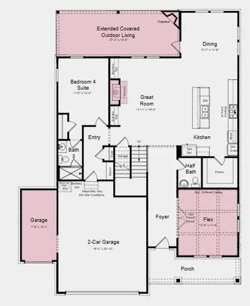 2D floor plan layout of this home in Towson Village, Peachtree City, GA (Image 3). 2D floor plan layout of this home in Towson Village, Peachtree City, GA (Image 3).