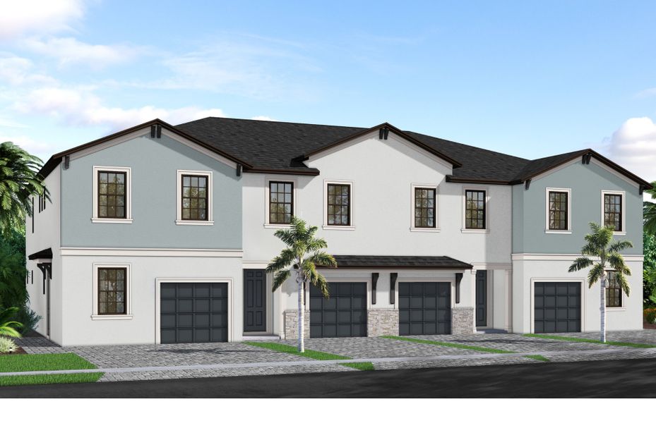 Townhome 4-Unit Exterior