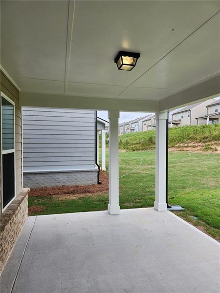 Exterior details and patio area of a home in , Loganville (Image 22). Exterior details and patio area of a home in , Loganville (Image 22).