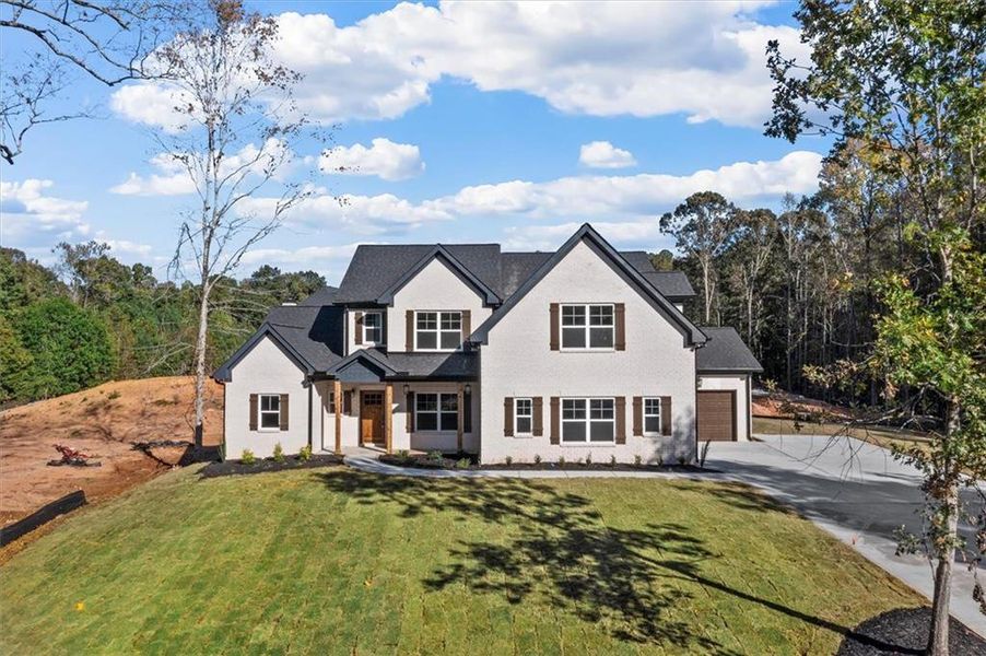Front exterior of a new home in , Atlanta, GA, highlighting curb appeal (Image 29).