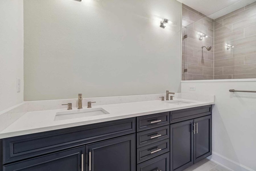 Representative furnished interior of a home built from the The Haven by David Weekley Homes in Westerly Park at Wildlight – Villa Collection, Yulee (Image 5).