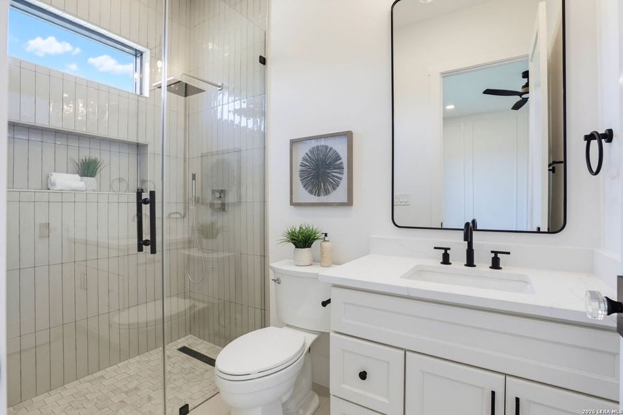 Furnished interior view inside a new home in , San Antonio (Image 30).