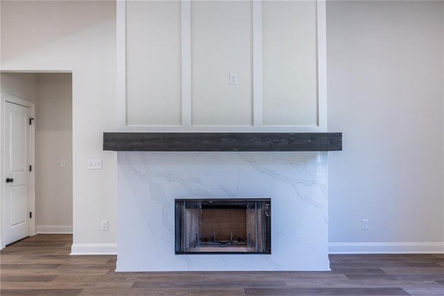 Close-up of interior finishes inside a home in , Dallas (Image 21).