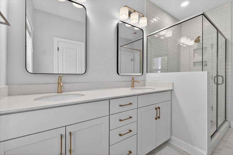 Furnished interior view inside a new home in Oak Bluff, Charleston (Image 38).