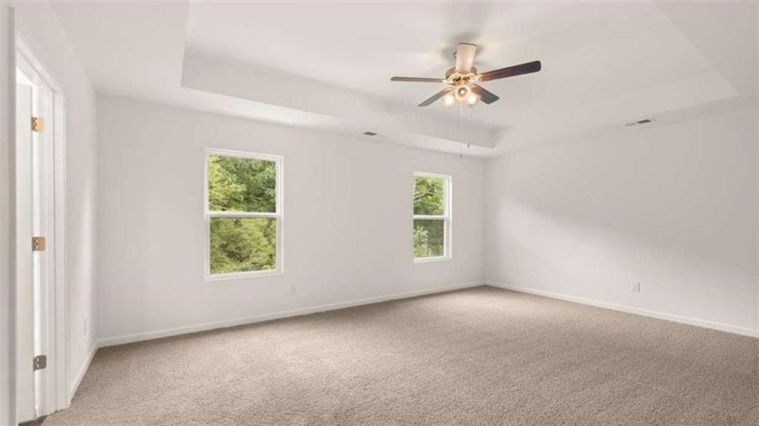 Spacious, unfurnished interior of a new home in Bridle Creek, Locust Grove (Image 29). Spacious, unfurnished interior of a new home in Bridle Creek, Locust Grove (Image 29).