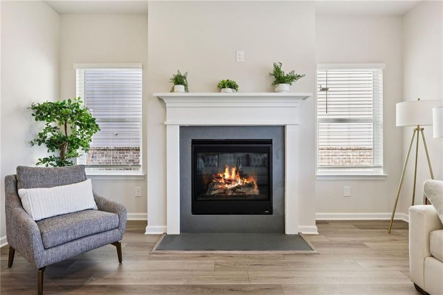 Furnished interior view inside a new home in Westmont Preserve, Powder Springs (Image 16).