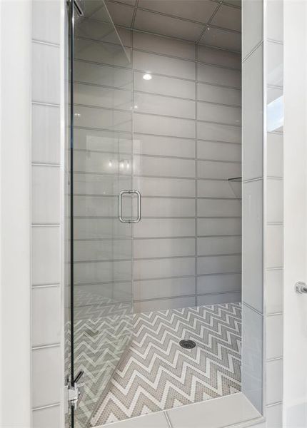 Bathroom with walk in shower