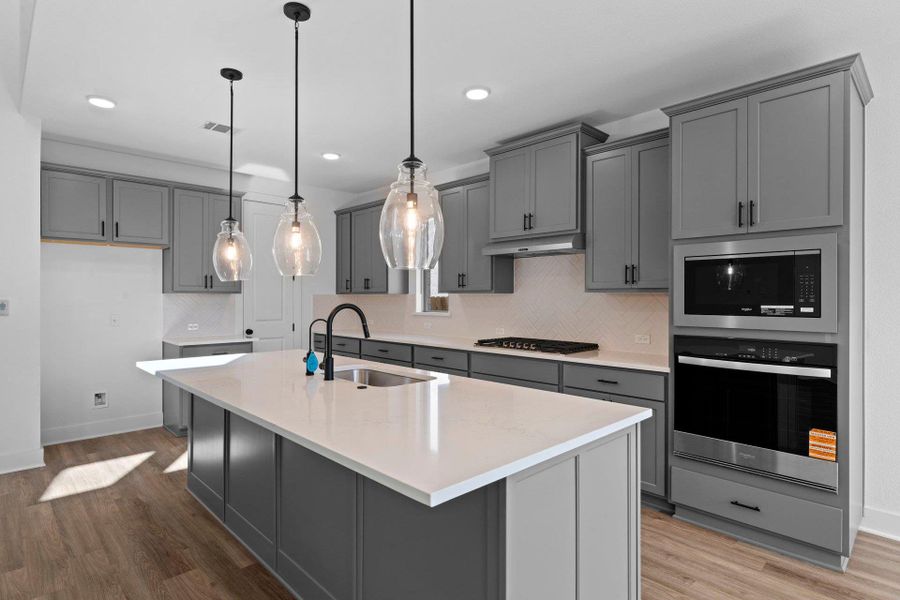 Center Island in Kitchen