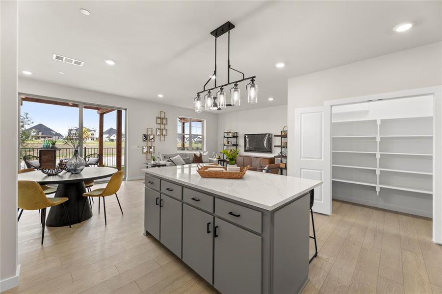 Furnished interior view inside a new home in The Tribute, The Colony (Image 11). Furnished interior view inside a new home in The Tribute, The Colony (Image 11).