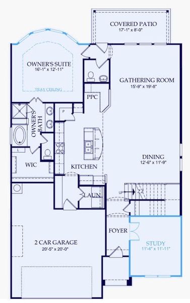 2D floor plan layout of this home in Lago Mar, Texas City, TX (Image 4). 2D floor plan layout of this home in Lago Mar, Texas City, TX (Image 4).