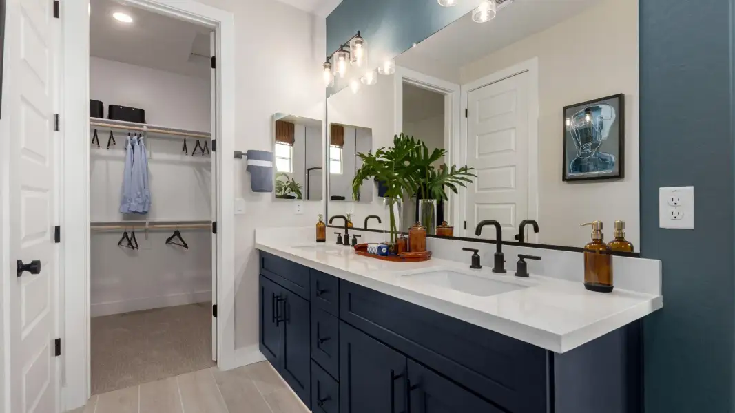 Furnished interior view inside a new home in Flora at Surprise City Center, Surprise (Image 17).