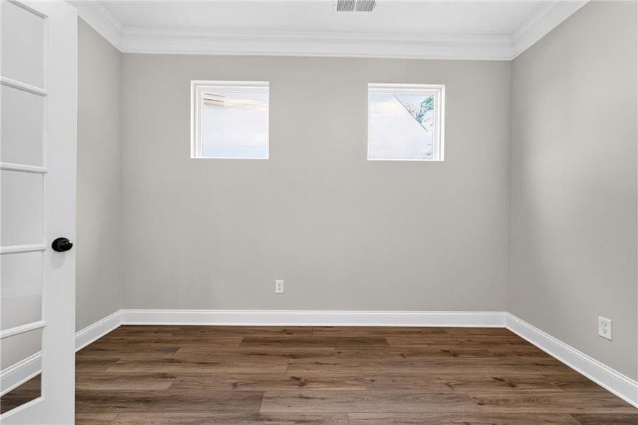 Spacious, unfurnished interior of a new home in Villas at Dawsonville, Dawsonville (Image 36). Spacious, unfurnished interior of a new home in Villas at Dawsonville, Dawsonville (Image 36).