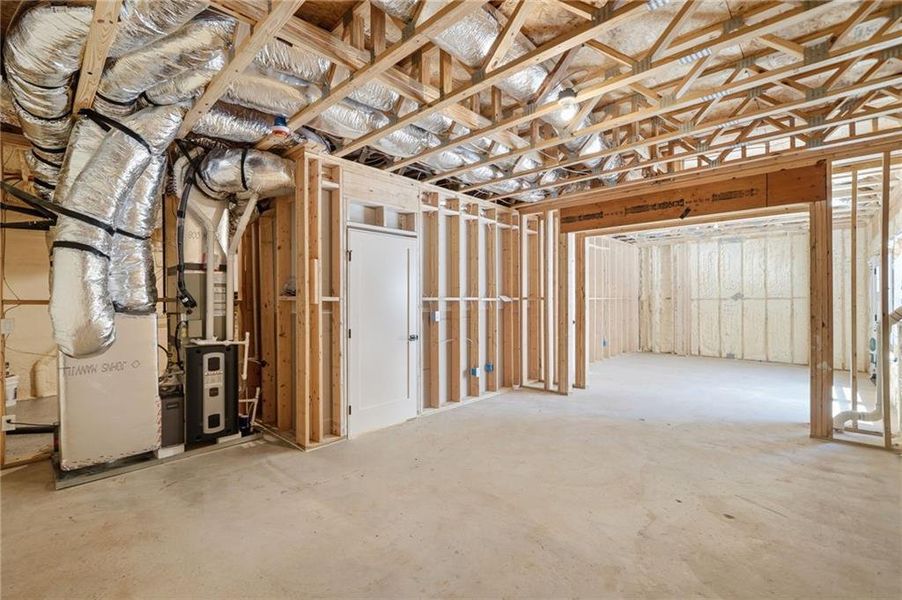 In-progress construction of a new home in , Roswell, GA (Image 55).