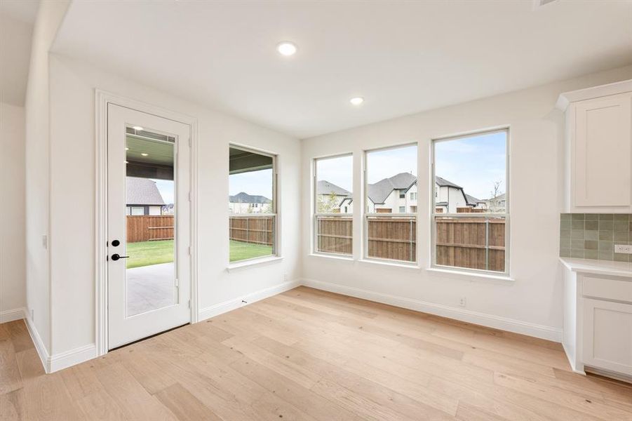 Spacious, unfurnished interior of a new home in Windsong Ranch Classic 61, Prosper (Image 13). Spacious, unfurnished interior of a new home in Windsong Ranch Classic 61, Prosper (Image 13).