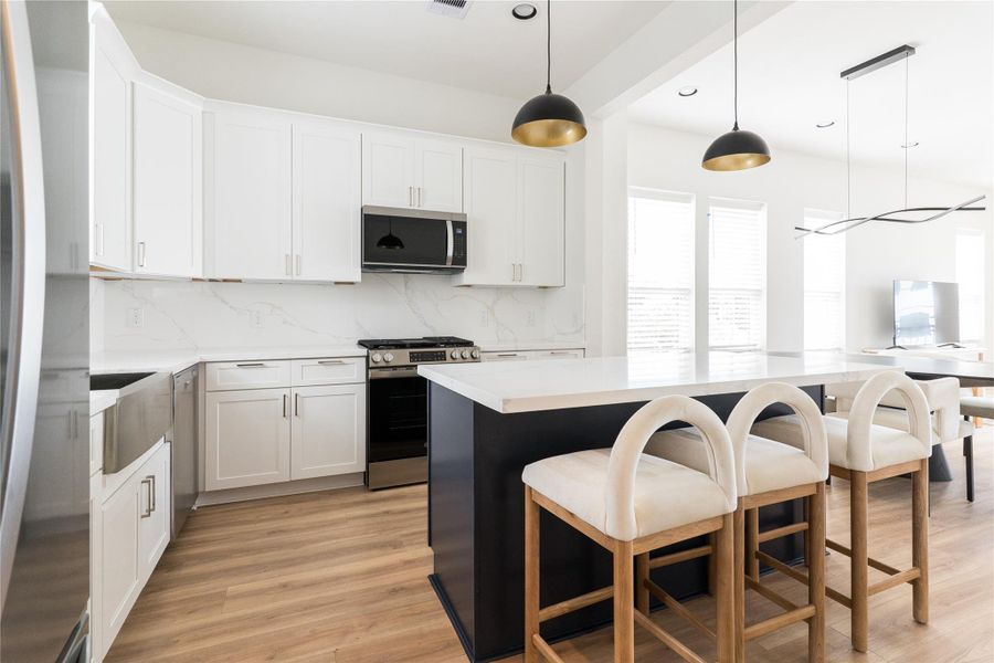 Furnished interior view inside a new home in , Houston (Image 14). Furnished interior view inside a new home in , Houston (Image 14).