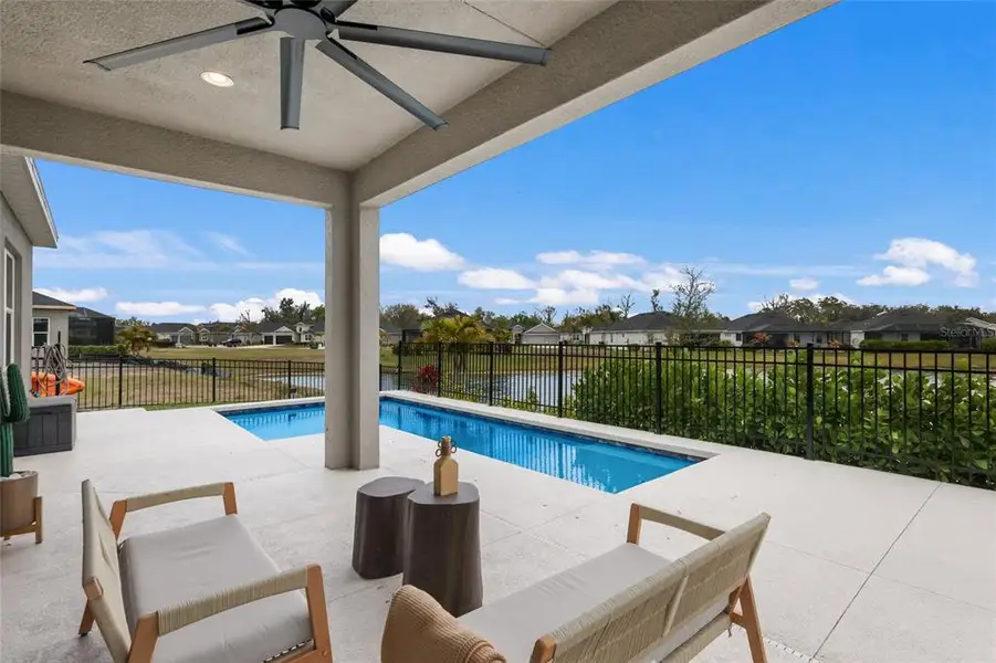 Exterior details and patio area of a home in , Parrish (Image 4). Exterior details and patio area of a home in , Parrish (Image 4).