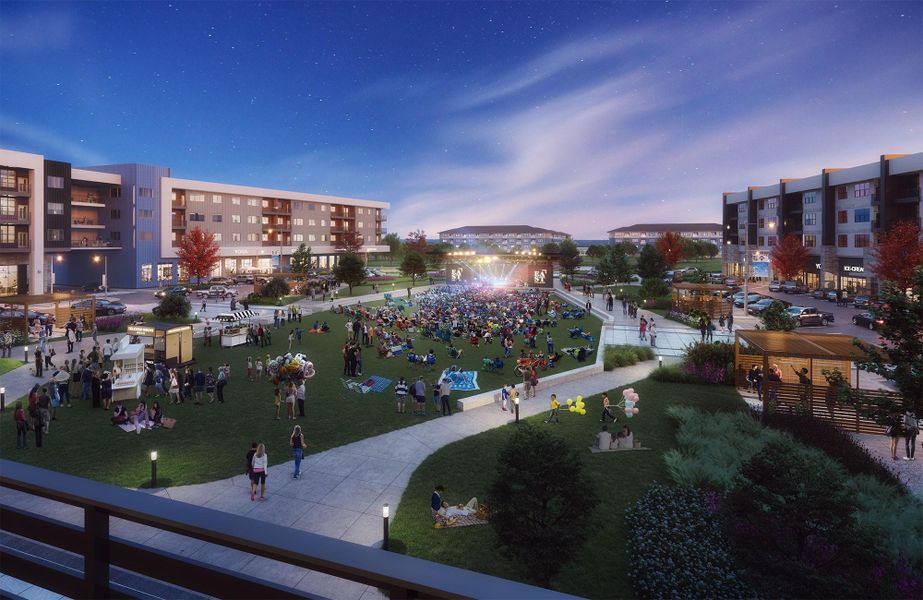 Located within the planned EastVillage mixed-use residential community, which offers shopping, dining and entertainment