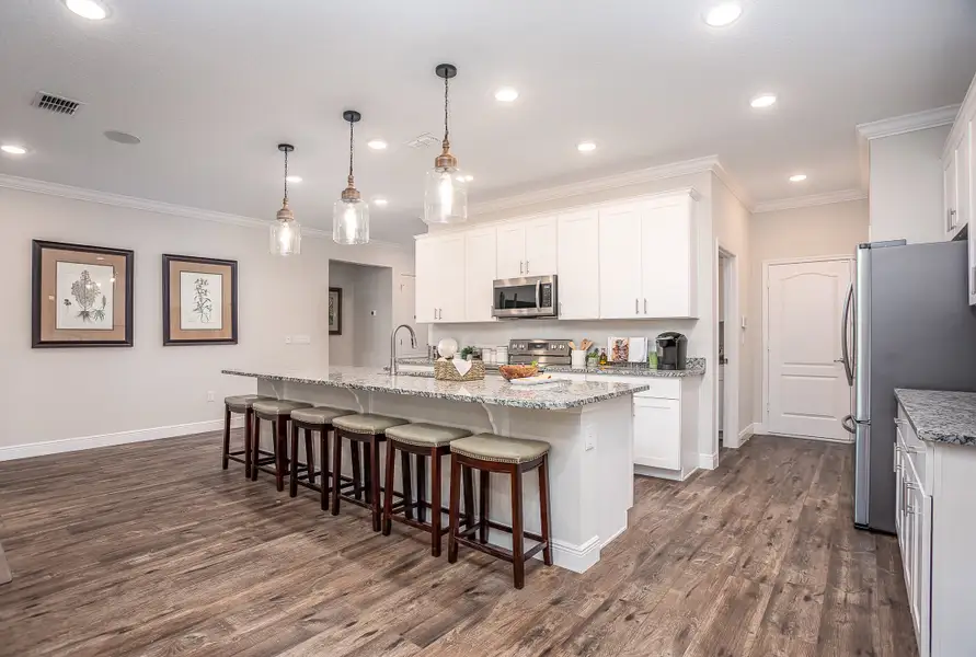 Furnished interior view inside a new home in Vero Lake Estates, Vero Beach (Image 5).