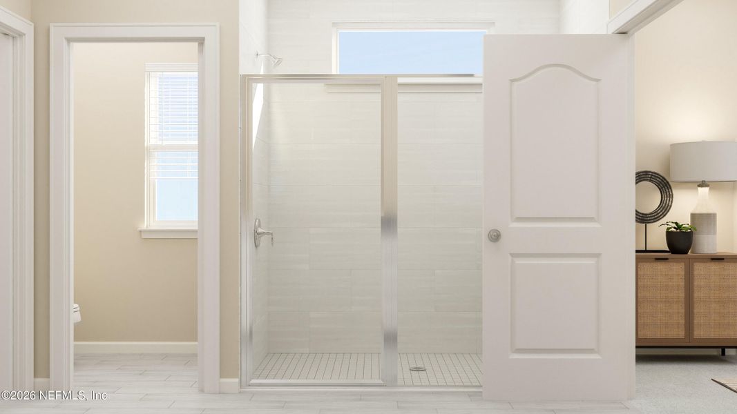 Furnished interior view inside a new home in Avalon Woods, Jacksonville (Image 10).